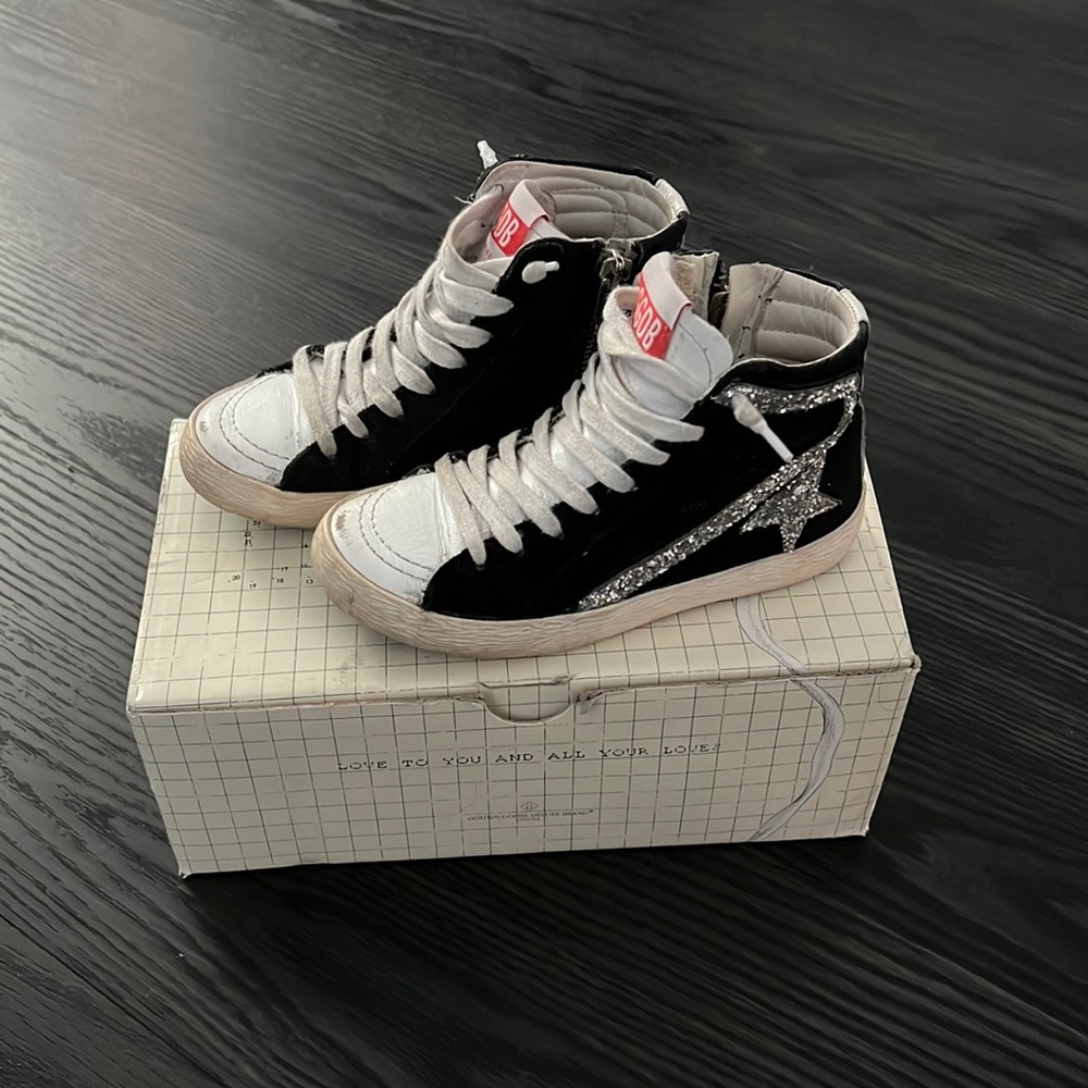 Kids Golden Goose Slide High Top